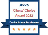 Avvo | Client's Choice Award 2022 | Denise Arlene Furubotten
